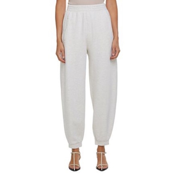 NEW Agolde Balloon Sweatpants Oatmeal Heather - Picture 3 of 15